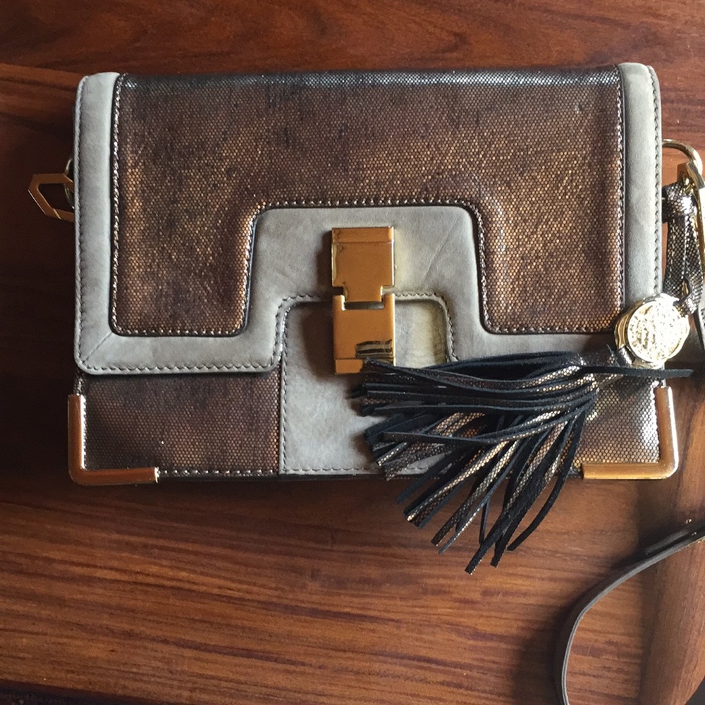 Vince Camuto gold bag